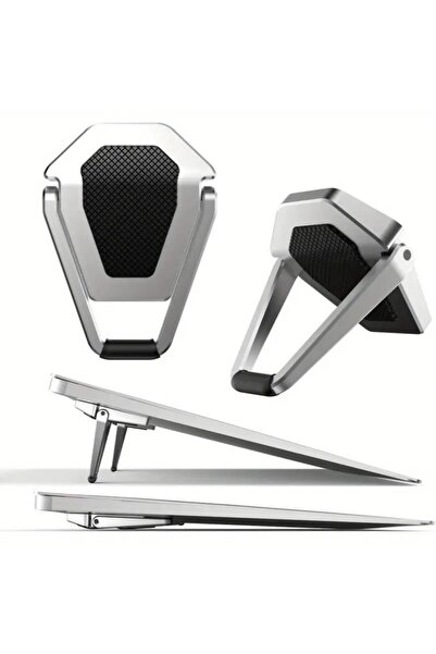 coofbe Yapışkanlı 2 Adet Metal Laptop Standı Notebook Yükseltici Stand Masaüs...
