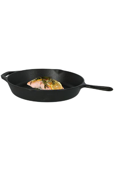 Lodge Cast Iron Non-Stick Round Skillet Pan with Hanging Loop Black 10.5inch