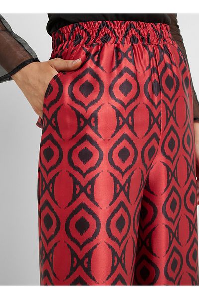 Sinoir Woven Women Satin Pants
