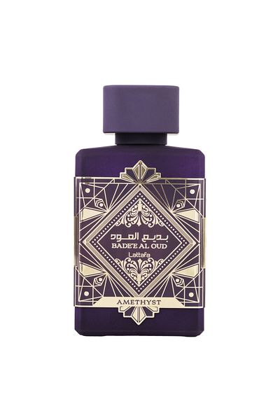 lattafa Bade'e Al Oud Amethyst, apa de parfum, unisex, 100 ml, apa de parfum, 100 ml