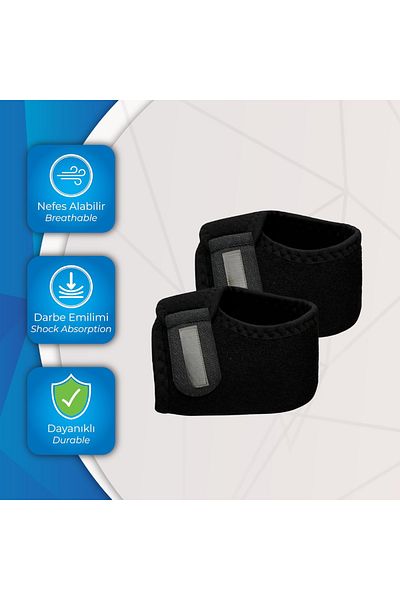 Beyaz Medikal 2Pcs Silicone Fabric Heel Sock for Heel Pain Heel Spur Heel Pain Callus Cracked Heel