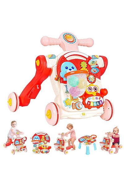 indiggo Antemergator Multifunctional 4in1, Transformabil in Trotineta, Scuter, Centru de Activitati, GoGoLit