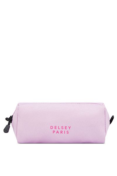 Delsey Back To School 2025 One Compartment Pencil Case Pink