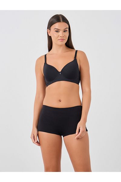 Styli Pack of 4 - Solid Elasticated Waistband Boyshorts
