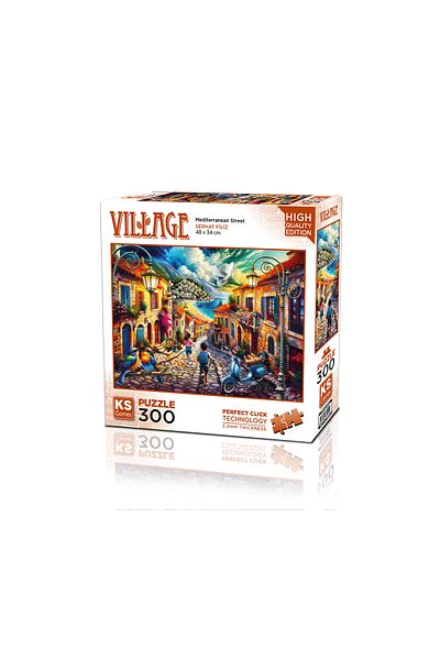 Ks Games Mediterranean Street Ks Games 300 Piece Puzzle
