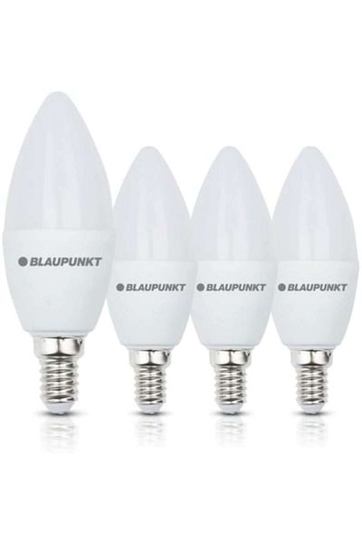 Blaupunkt Set 4 LED Bulbs Candle E14 6.8W 595Lm 4000K Class F Blaupunkt
