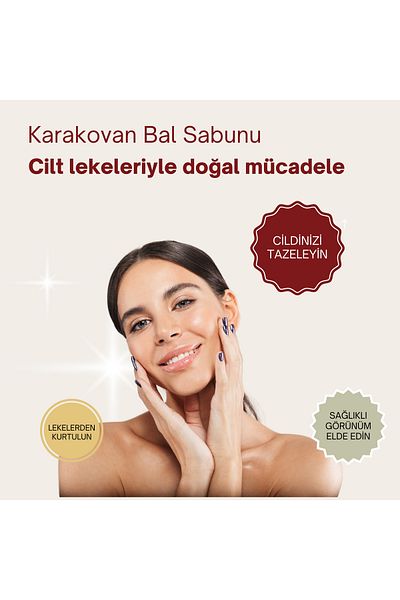 dionesse Natural Karakovan Honey Soap 120 Gr - Handmade Skin Care Soap with Moisturizing and Peeling Effects