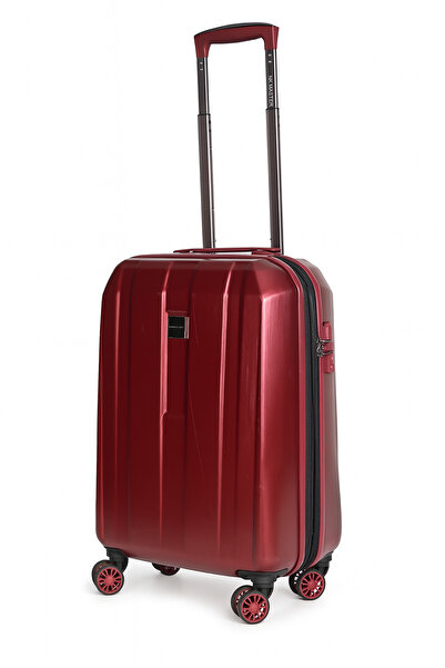 NK Kabin Boy Bordo Valiz – 360° Döner Tekerlekli, Şifreli Kilitli, Hafif ve D...