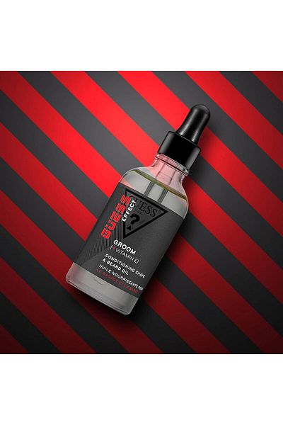 Guess Guess Effect Groom Conditioning Shave Beard Oil, 50 ml