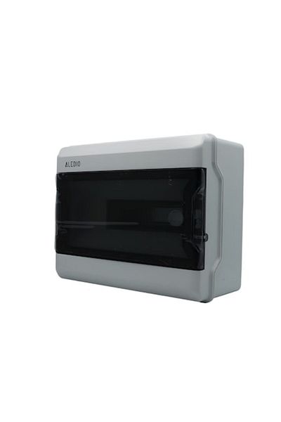 ALEDIO Cofret etans, aparent, 13 module, 1 rand, IP65, protectie UV, Aledio
