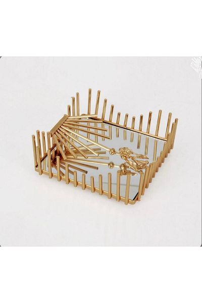 DM HOME Mirror Metal Napkin Rack