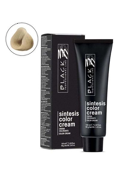 BLACK PROFESSIONAL Black Sintesis Color Cream Aubergine 4.22/4.77 – Permanent Hair Color with Deep Eggplant Hue