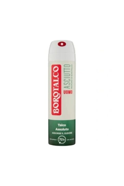 Borotalco Deodorant Spray 150ml, Uomo Asciutto, Borotalco