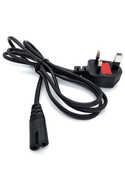 rexa Universal Power Cable for PS4 & PC – 2-Prong AC Power Cord for Consoles, Monitors & Electronics