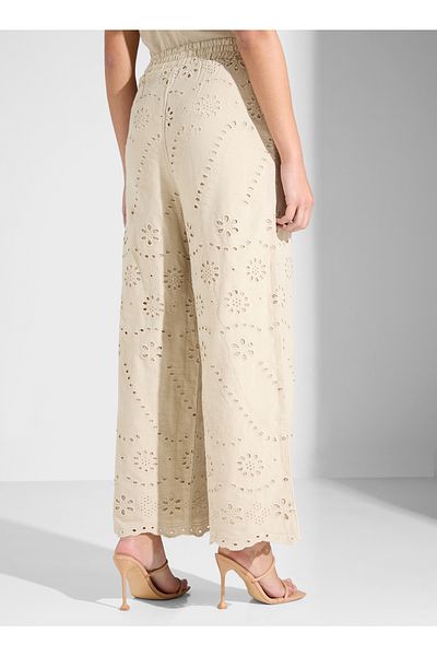 Sinoir Woven Women Schiffli Pant