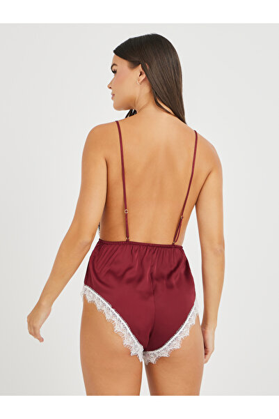 Styli Contrast Lace Edge Teddy