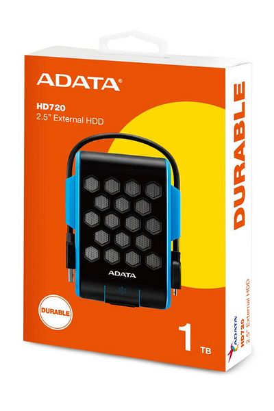 Adata HD720 Pro DURABLE External HDD | Fast Data IP68 Anti-Shock Hard Drive | Compatible with PS5 XBOX