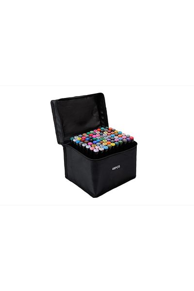 K KATHODE Set of 48 Double Markers, Alcohol, 1-6 Mm, Multicolor