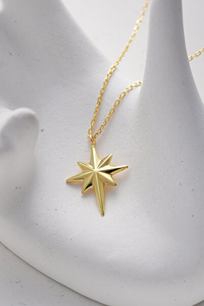 KRD 14 Ayar Kuzey Yıldızı Altın Kolye