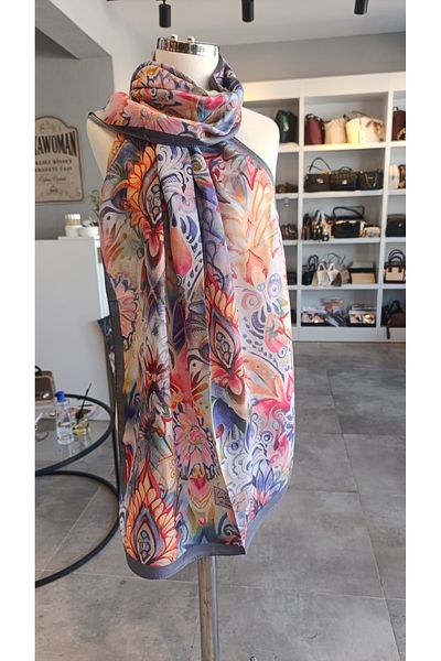 La Boutique Eşarp La Bouti̇que Special Series Shal with Flower Pattern