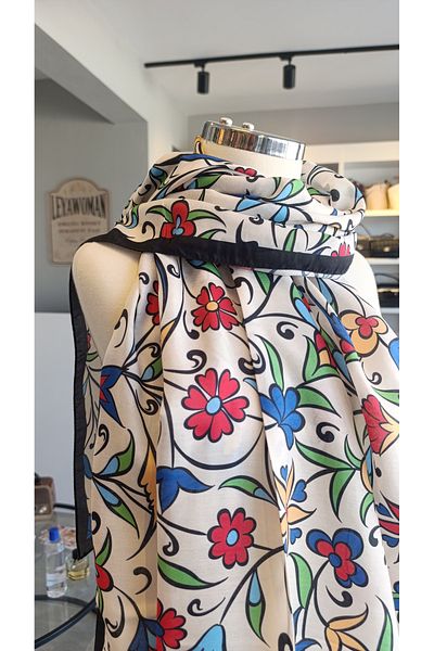 La Boutique Eşarp La Bouti̇que Special Series Shal Flower