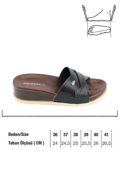 GEZER summer artificial leather high heel woman daily slippers