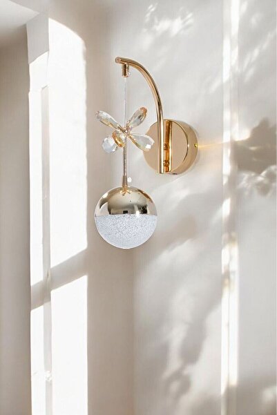 neeko Liora Model Gold Plated Living Room Kitchen Living Room Bedroom Wall Stylish Modern Led Sconce