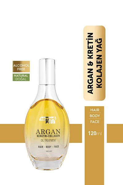 Softto Plus Hair Body and Skin Care Oil with Argan Content 120 ml