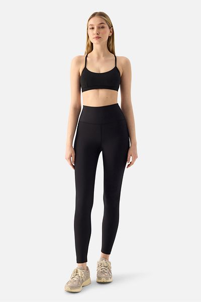 Superstacy Liora High Waist Soft 7/8 Black Sports Leggings