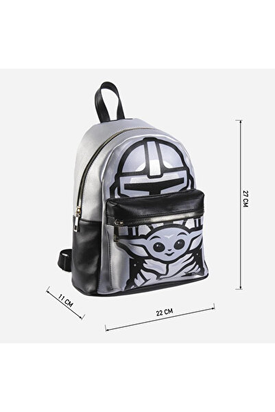 Star Wars Rucsac, Piele ecologică The Mandalorian, 27 cm, Băieți/Fete