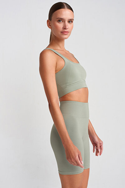 COMEUP Recuperator Biker Shorts Light Green