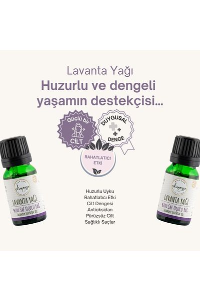 dionesse 100% Pure Lavender Oil 10 ml - Herbal Support for Skin, Hair and Spiritual Balance in Essential Oil Form