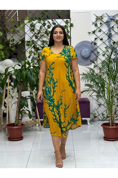 Punta Otantik Frd17005 Viscose Feride Dress