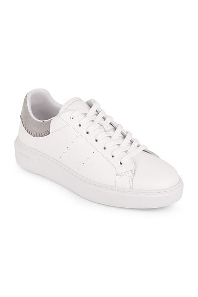 Libero L5533 Men's Leather Casual Shoes White