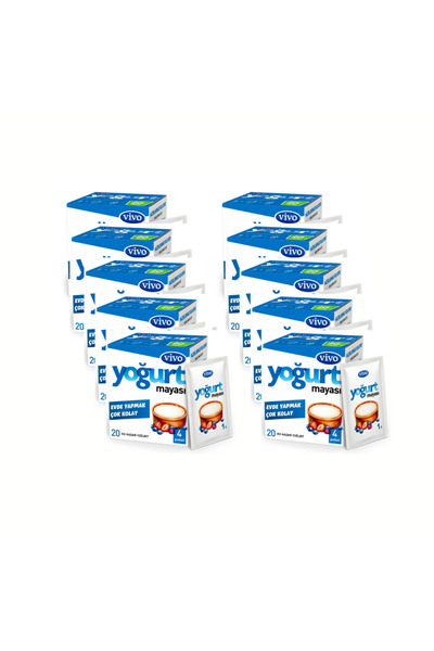 vivo 10 Adet Yoğurt Mayası (Helal Sertifikalı)