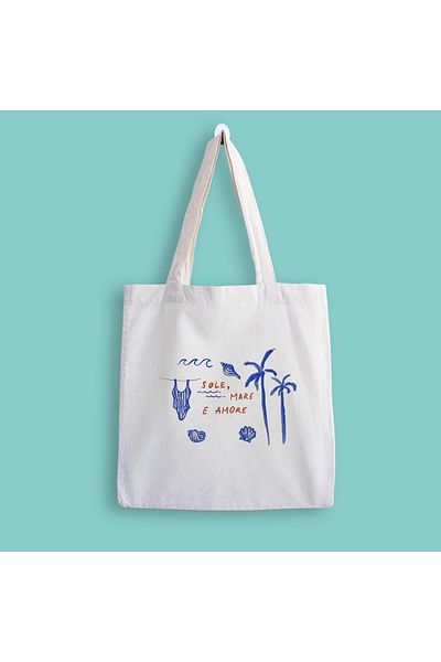 designedfy Sole Mare Waterproof Printed Cloth Bag