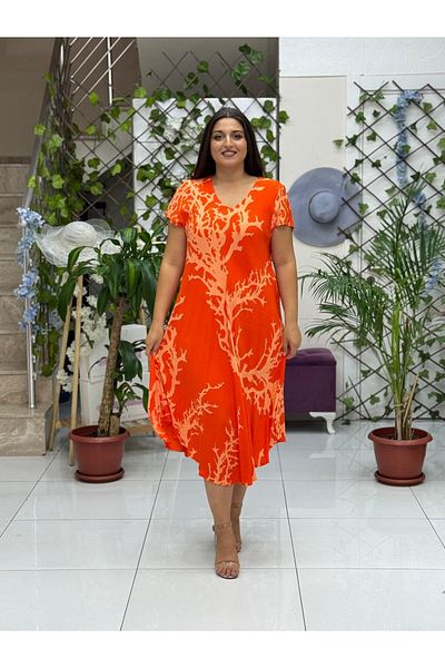Punta Otantik Frd17009 Viscose Feride Dress