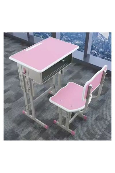 smart home Kids Study Desk Table + Chair Set | Study Table and Chair Set with Fiber Surface and Iron Legs