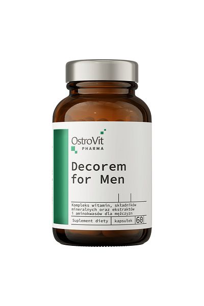 Ostrovit Decorem for Men, Vitamins, Minerals & Amino Acids, 60 Caps, 30 Servings