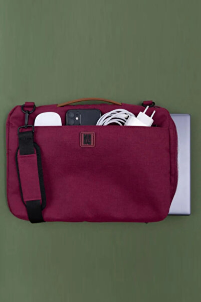 arttone Lora 13'' Laptop and Tablet Bag Claret Red 549-08