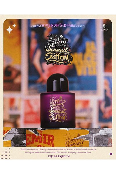 Paris Corner Vibrant Sensual Saffron Emir , Eau De Parfum, Unisex, 100 Ml, 100 ml