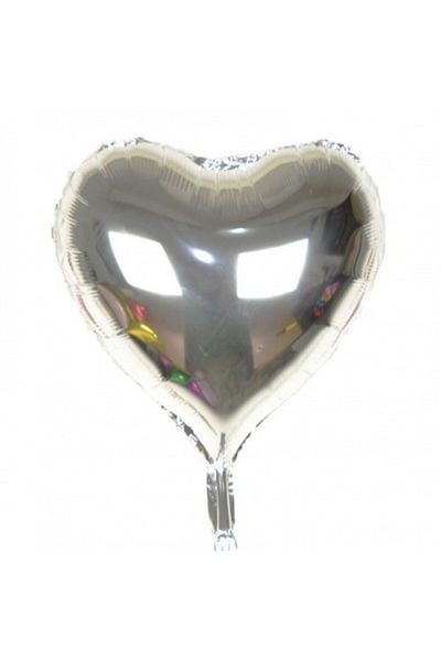 Modafiks Silver Color Flying Foil Balloon 80 Cm