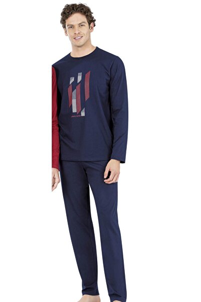 Pierre Cardin Чоловічий піжамний комплект - 100% бавовна, кишені деталізовані