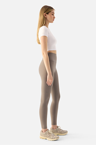 Superstacy Colanți sport Liora cu talie înaltă, moale, culoare piatră 7/8