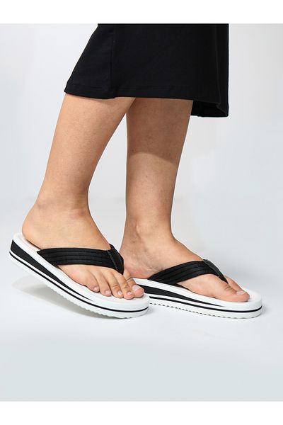 HANOX Dalya Printed Eva Sole Wedge Heel Women's Flip Flops Beach Slippers Flip Flops (4.0) cm