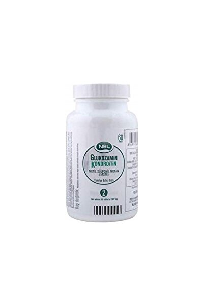 NBL Glucosamine Chondroitin Msm 60 Tablets 8699540091733