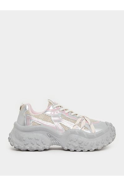 Styli Chunky Sole Lace Up Sneakers