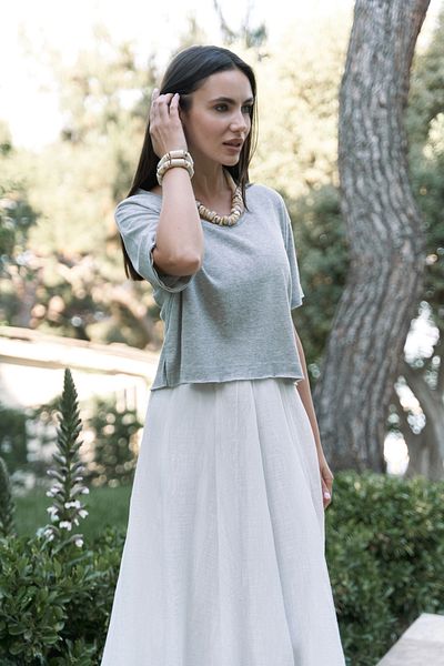 BOHEMAİ Ripley Half Sleeve Gray T-Shirt