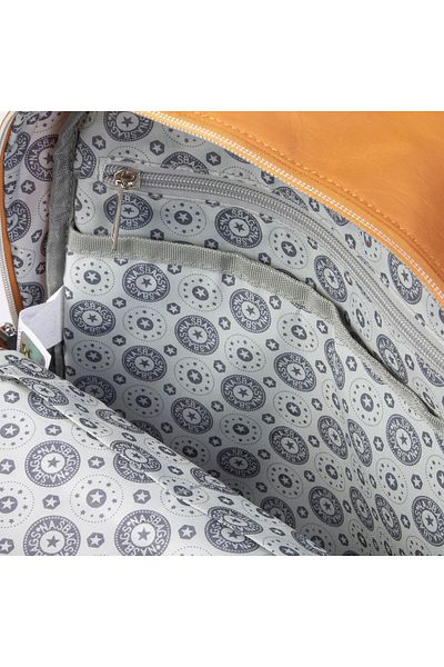Nas Bag Vera Bag Nas Bag Unisex Large Size Multi-Eye Waterproof Backpack Mustard