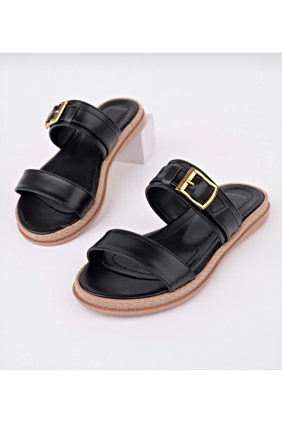 Lion Papuci de damă cu cataramă dublă